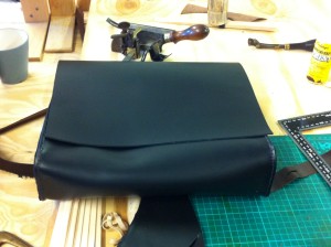 the bag starts to take shape...